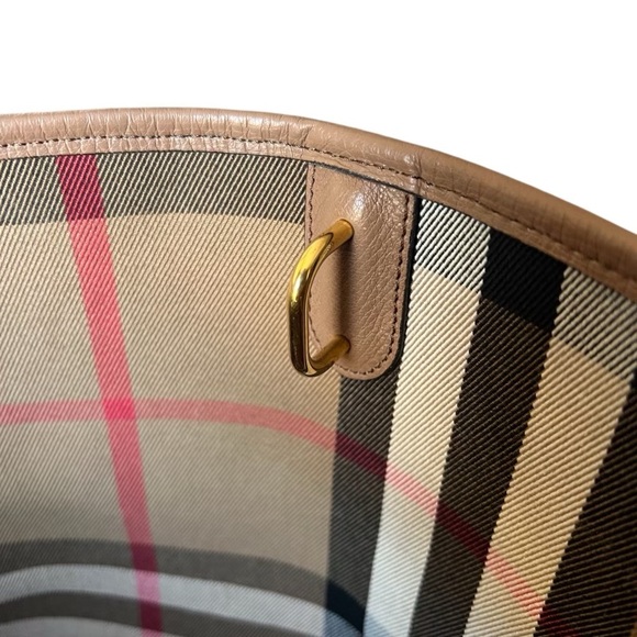 Burberry Tan Honeybrook Derby Medium Tote - Picture 10 of 14
